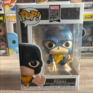 Marvel Beast Pop! Vinyl Figure in Blue and Yellow